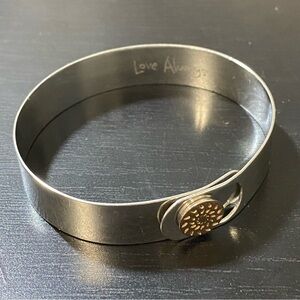 Love Always Button Cuff Bracelet